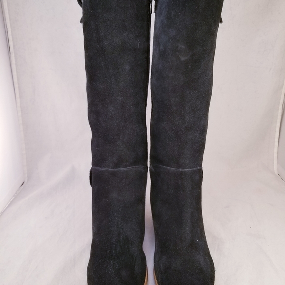 JACK ROGERS ARTISAN EQUESTRIAN RIDING BLACK SUEDE WOMEN BOOTS SIZE 9.5M  * - Picture 10 of 11